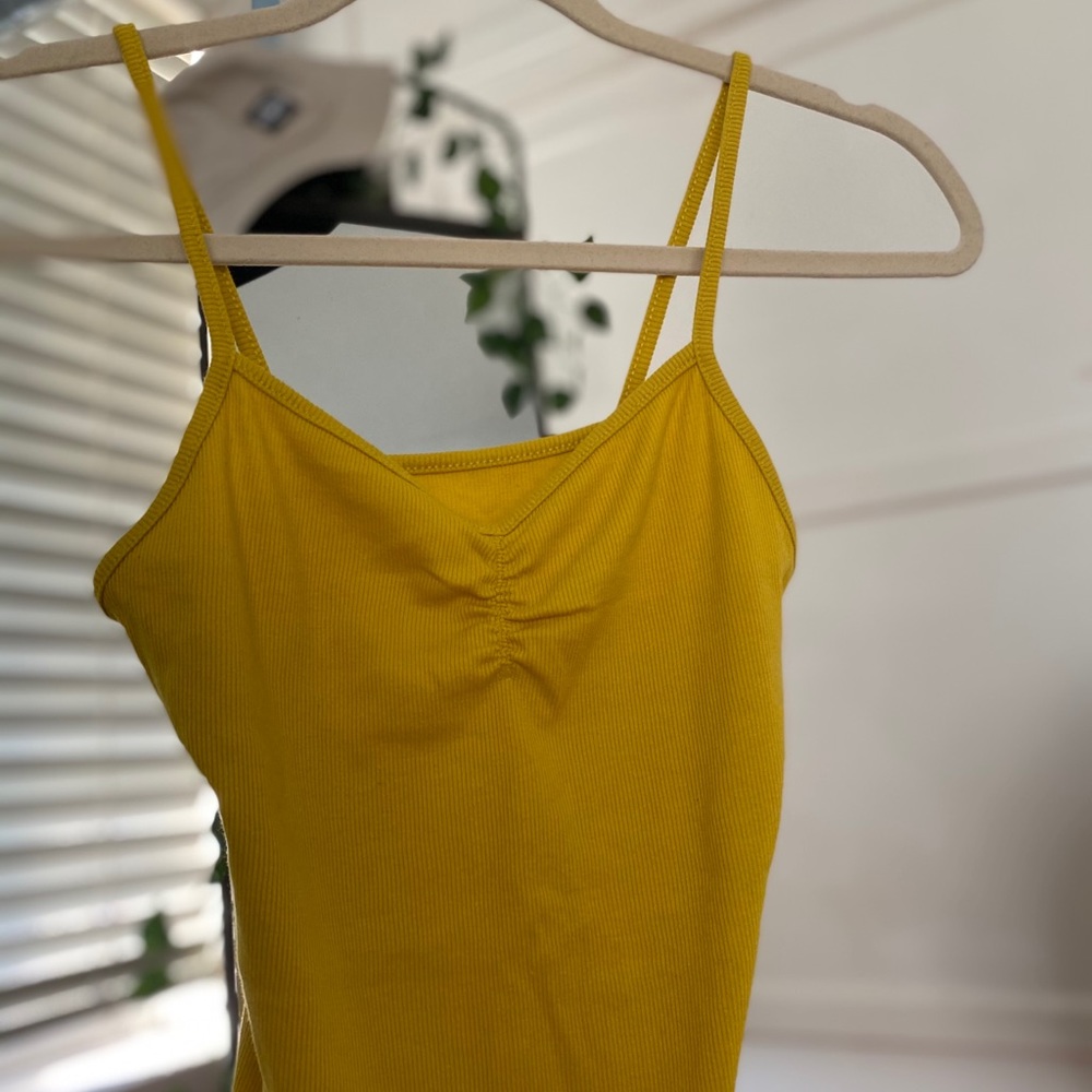 Yellow tank